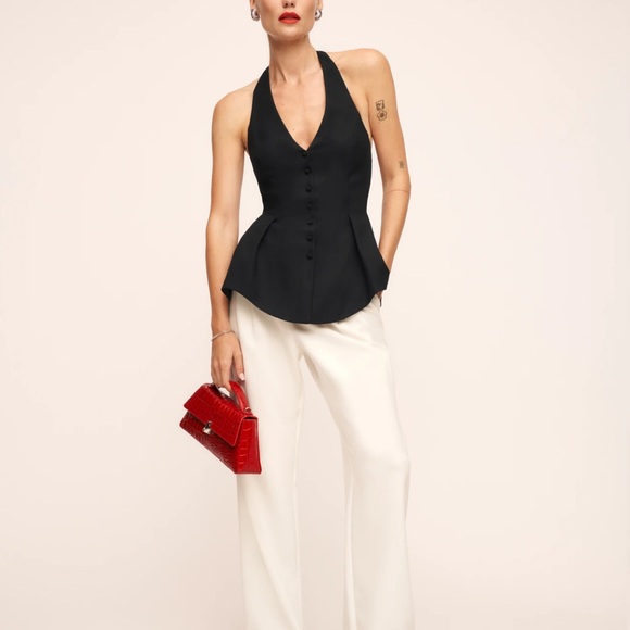 Reformation Auli Top Black - Picture 4 of 9